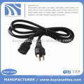 Universal 3 Prong AC 200V US Standard PC Laptop Power Cord Cable
